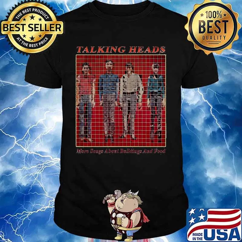 Talking heads more songs about buildings and food shirt