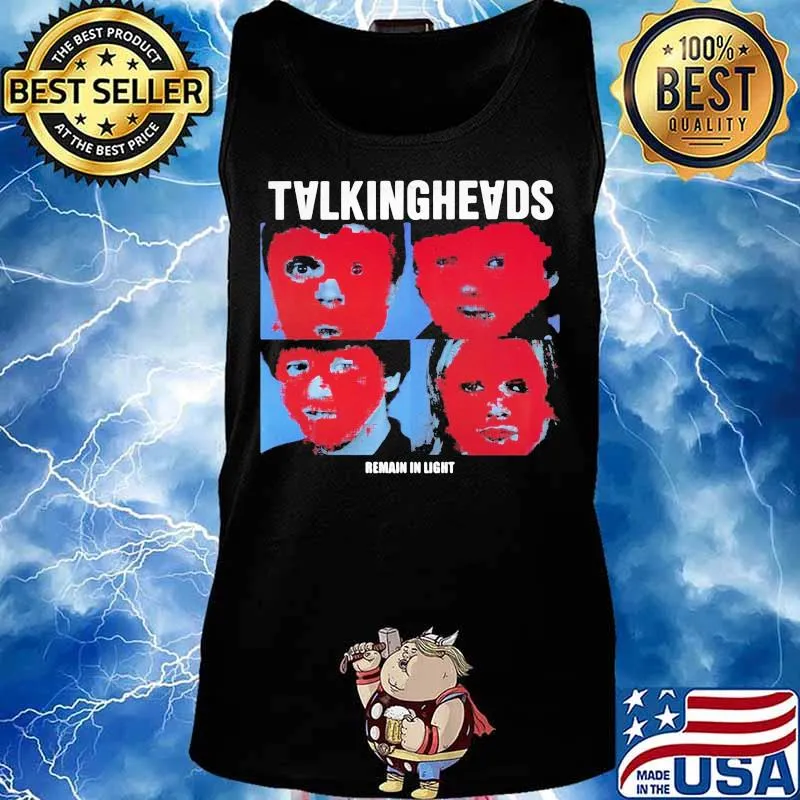 Talking heads remain in light s Tank top