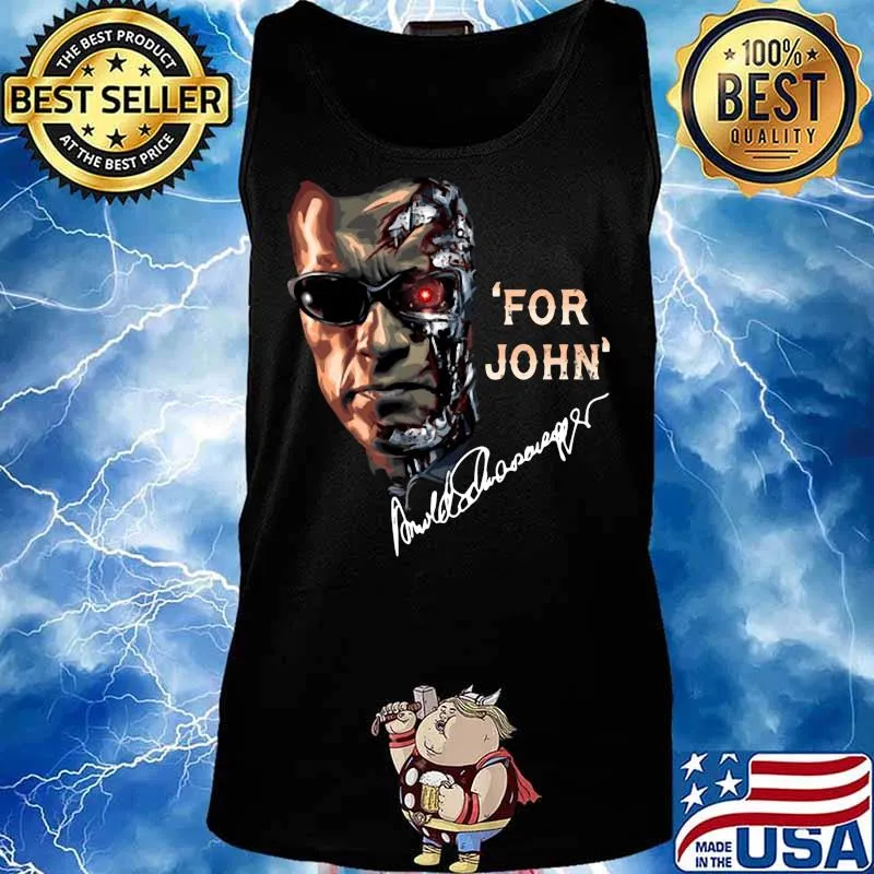 Terminator for john arnold schwarzenegger signatures s Tank top