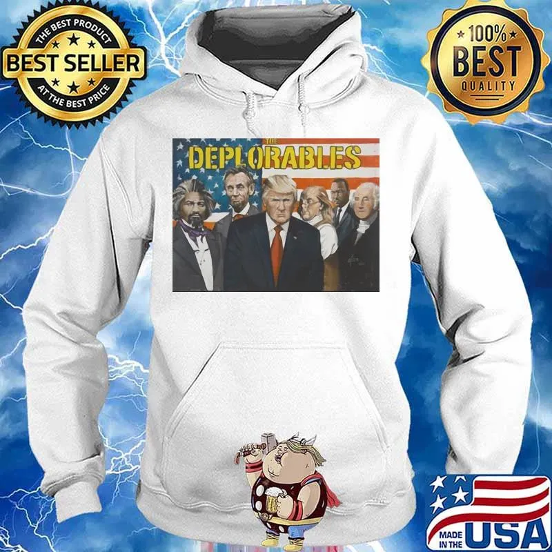 The Deplorables American Flag s Hoodie