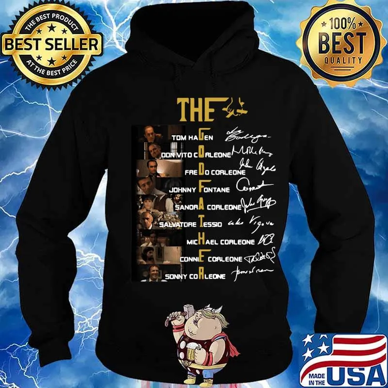The godfather characters signatures s Hoodie
