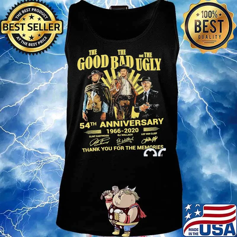 The good the bad and the ugly 54th anniversary 1966 2020 thank you for the memories signatures s Tank top