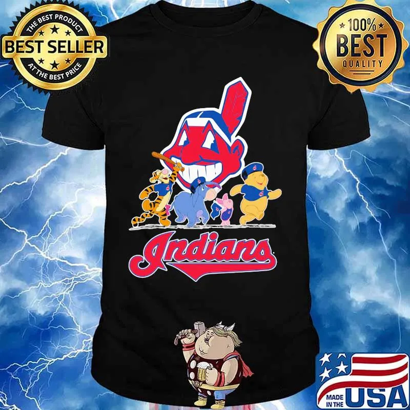 The mini adventures of winnie the pooh cleveland indians shirt
