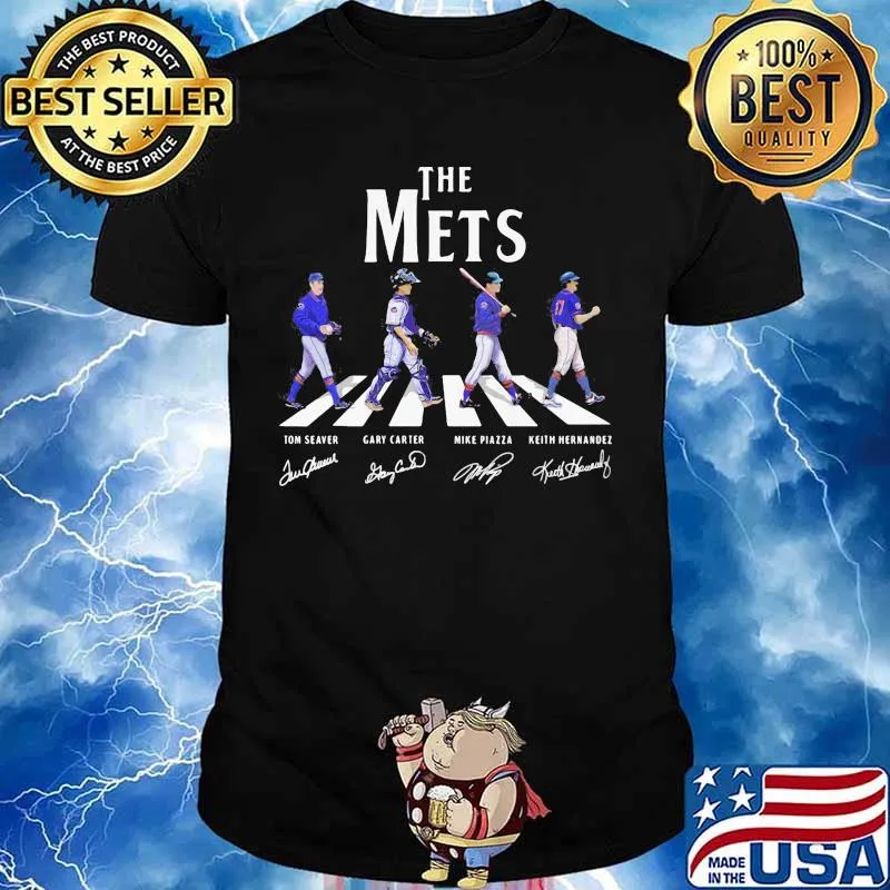 The new york mets crossing the line signatures shirt