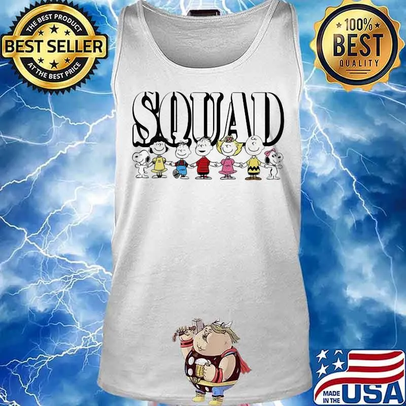 The peanuts characters squad s Tank top