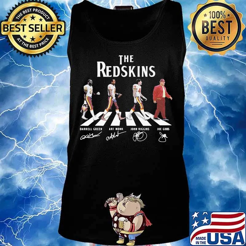 The redskins football abbey road signatures s Tank top