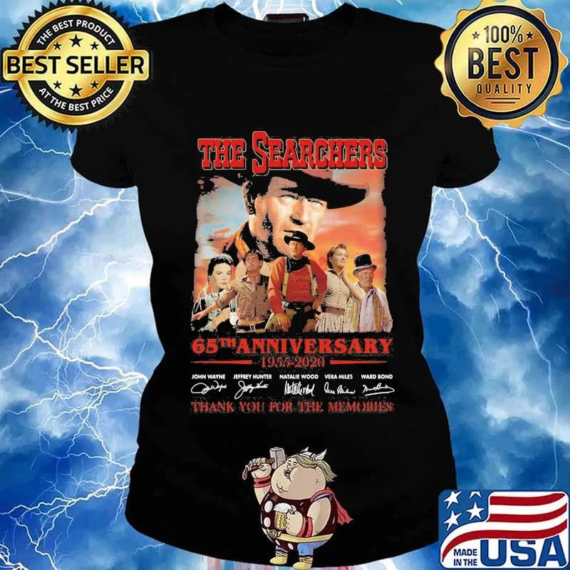 The searchers 65th anniversary 1955 2020 thank you for the memories signatures s Ladies tee