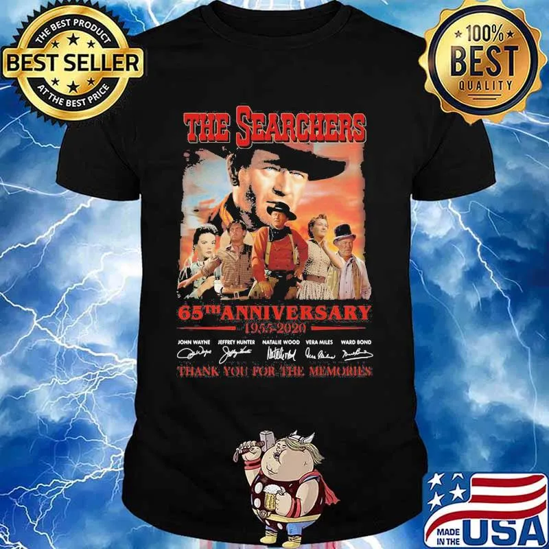 The searchers 65th anniversary 1955 2020 thank you for the memories signatures shirt