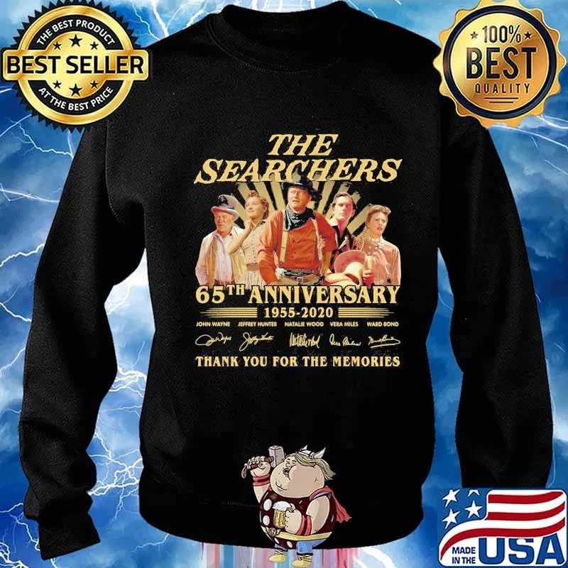 The searchers 65th anniversary 1955 2021 thank you for the memories signatures light s Sweater