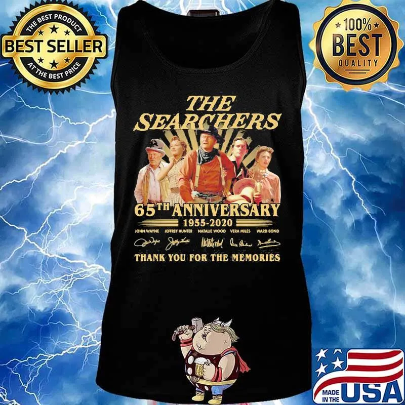 The searchers 65th anniversary 1955 2021 thank you for the memories signatures light s Tank top