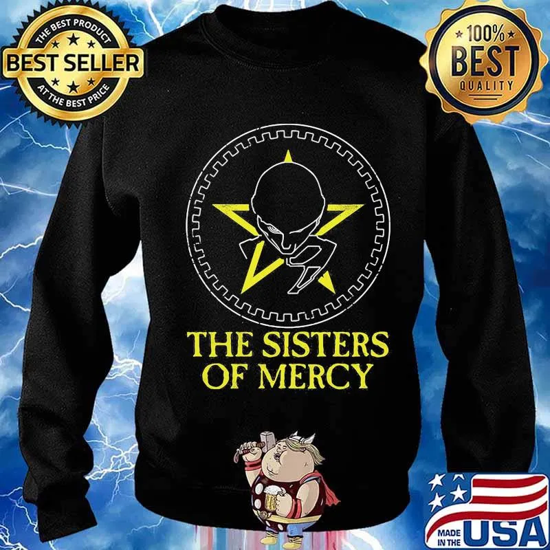 The sisters of mercy star yellow s Sweater
