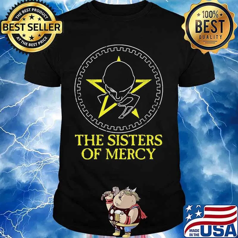 The sisters of mercy star yellow shirt