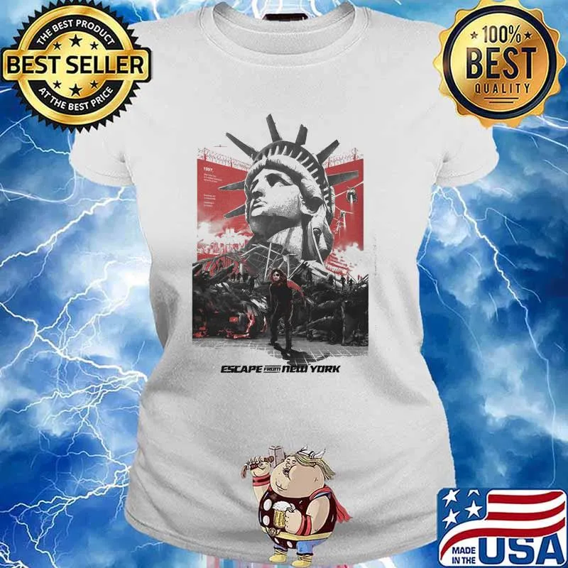 The statue of liberty escape from new york s Ladies tee