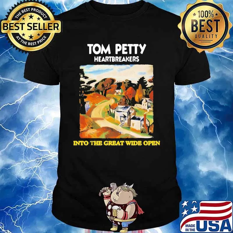 Tom petty and the heartbreakers into the great wide open shirt