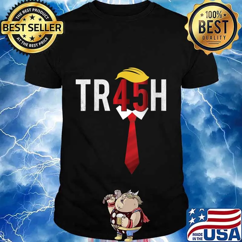 TR45H Vintage Trash 45 Anti Trump 8645 Shirt