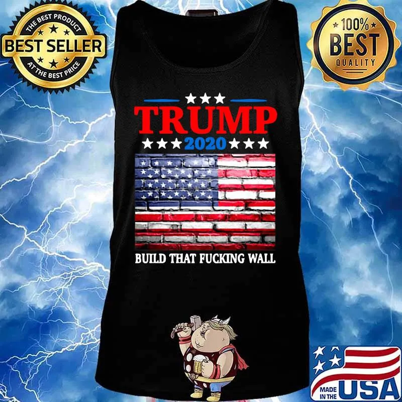 Trump 2020 american flag independence day s Tank top