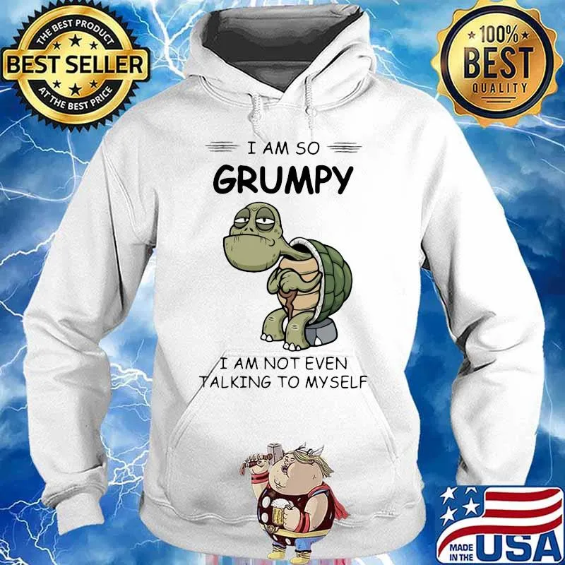 Turtles i am so grumpy i am not even talking to myself s Hoodie