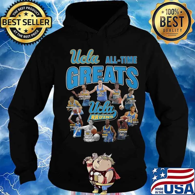 Ucla bruins all time great signatures s Hoodie