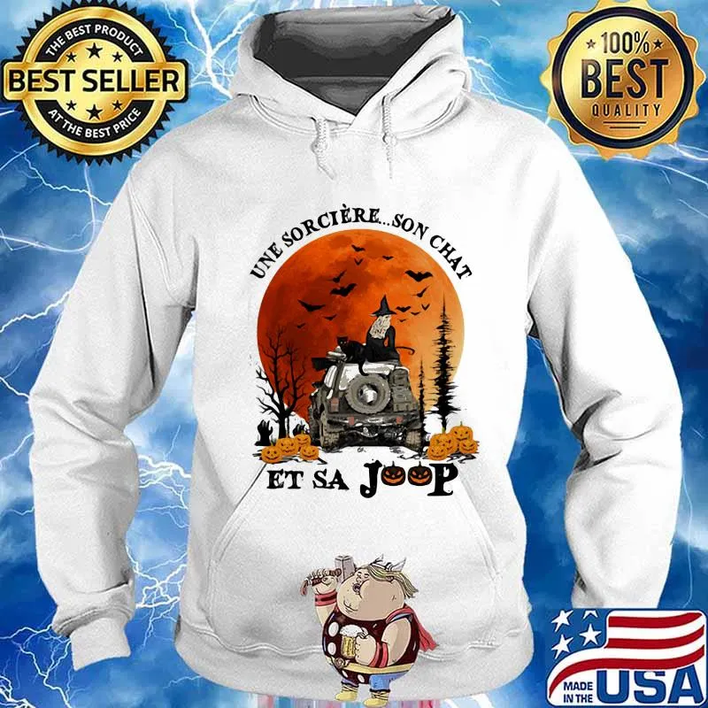 Une Sorciere Son Chat Et Sa Joop Halloween s Hoodie