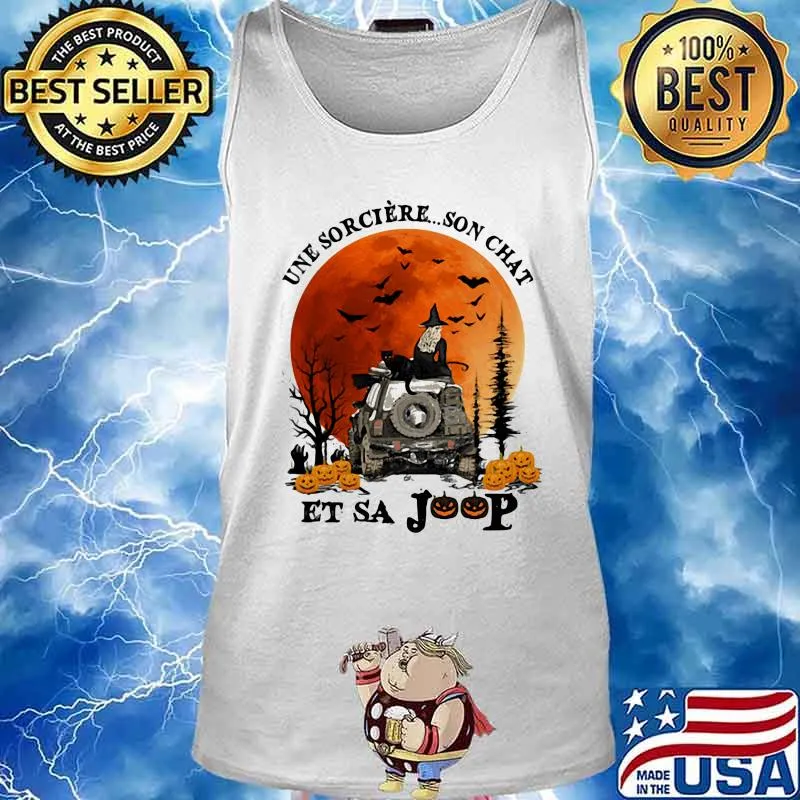 Une Sorciere Son Chat Et Sa Joop Halloween s Tank top