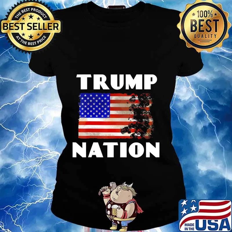 USA Trump Nation (D010-0943A) T-Shirt Ladies tee