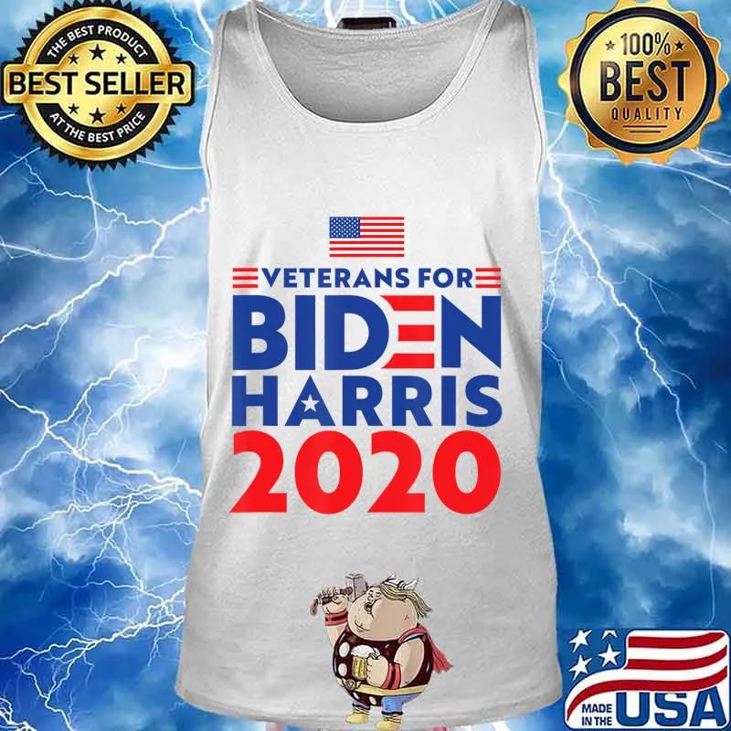 Veterans Elect Joe Biden President and Kamala Harris VP 2020 T-Shirt Tank top