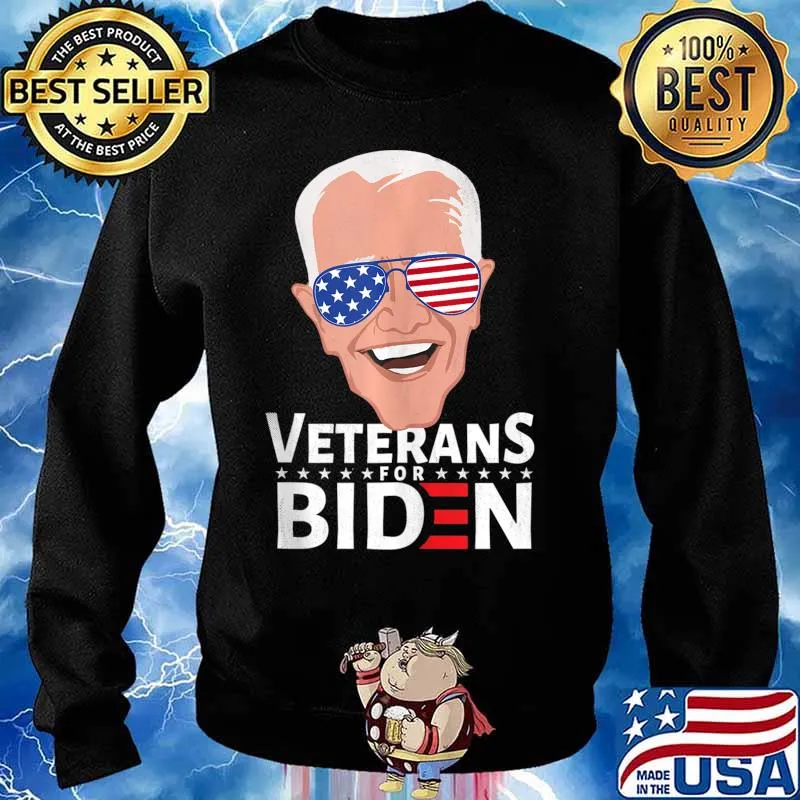 Veterans for Biden Harris 2020 Flag Sunglasses Tank Top Sweater