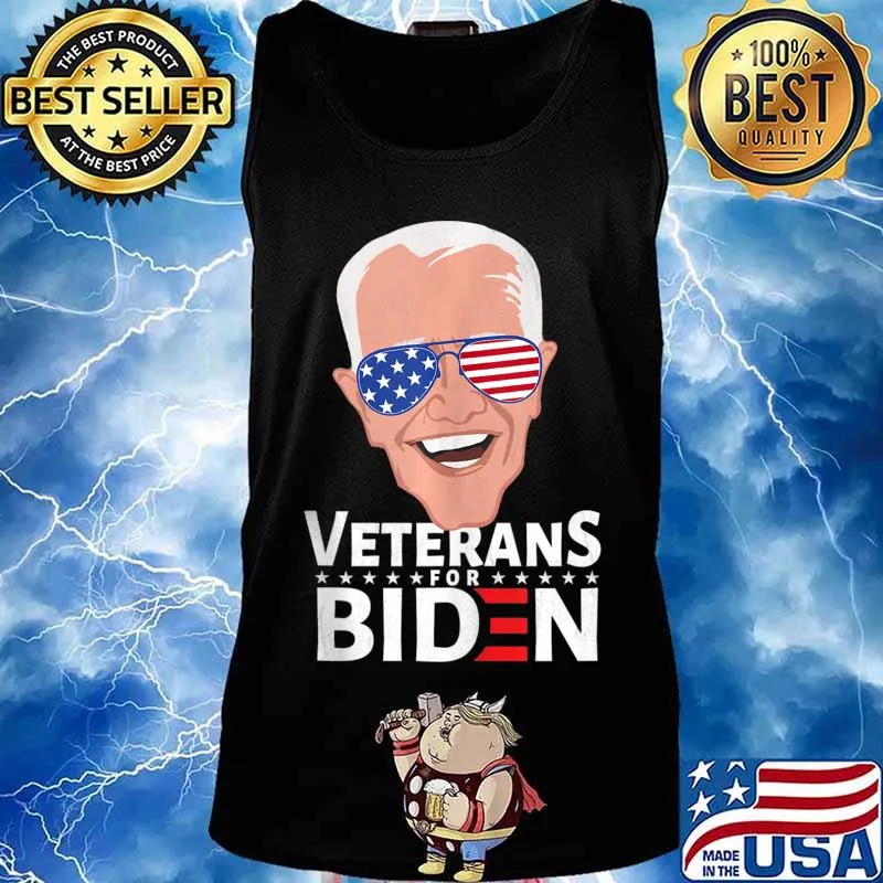 Veterans for Biden Harris 2020 Flag Sunglasses Tank Top Tank top