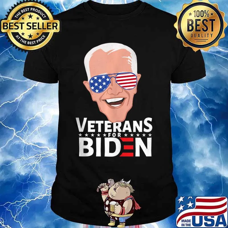 Veterans for Biden Harris 2020 Flag Sunglasses Tank Top