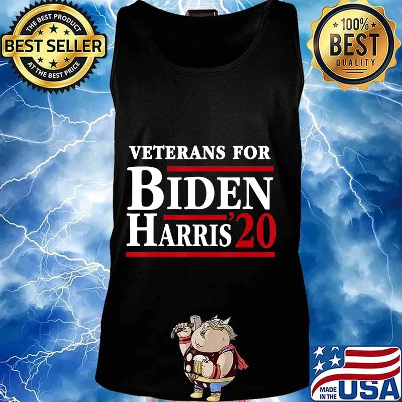 Veterans For Joe Biden Kamala Harris 2020 Election T-Shirt Tank top
