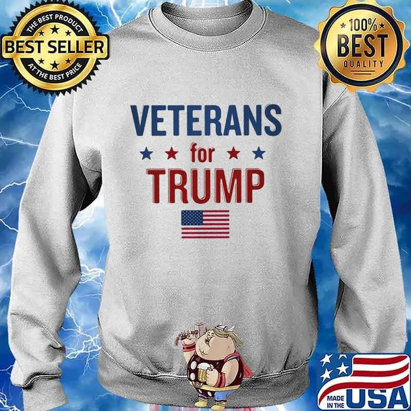 Veterans for Trump 2020 American Flag s Sweater