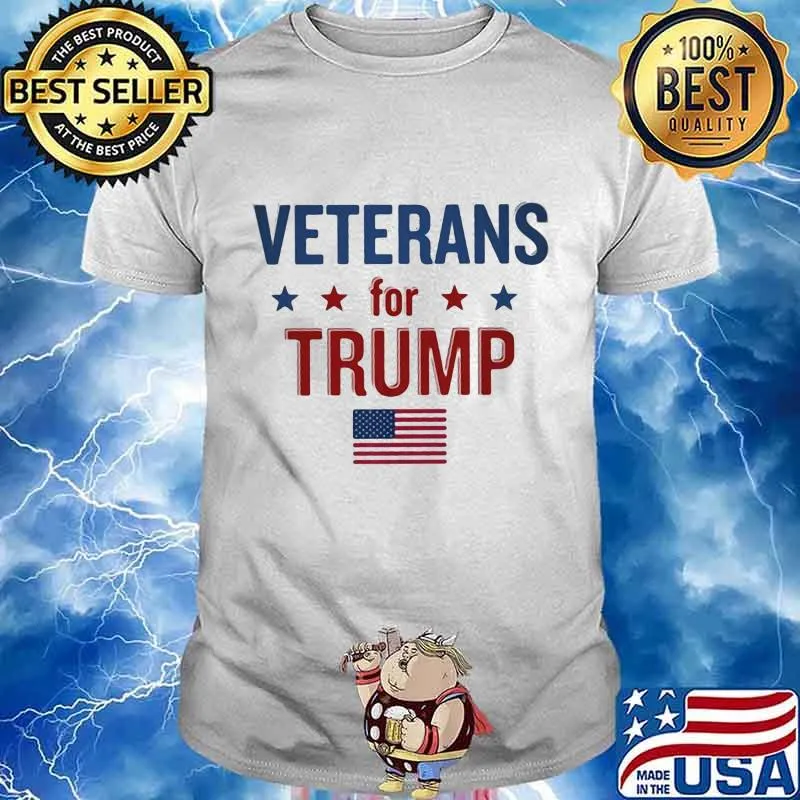 Veterans for Trump 2020 American Flag shirt