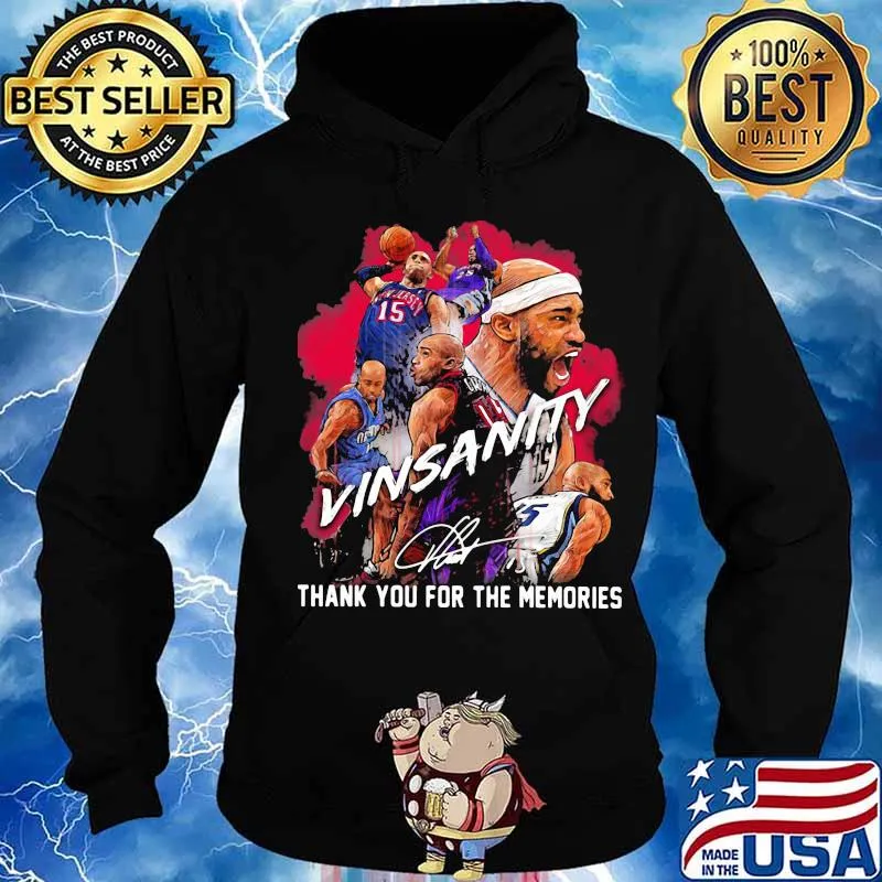 Vinsanity vince carter thank you for the memories signature s Hoodie