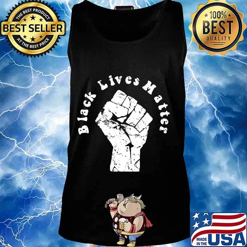 Vintage Distressed Black Lives Matter Design Premium T-Shirt Tank top