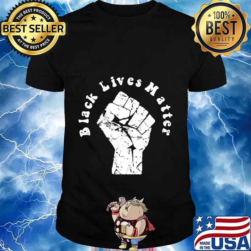 Vintage Distressed Black Lives Matter Design Premium T-Shirt