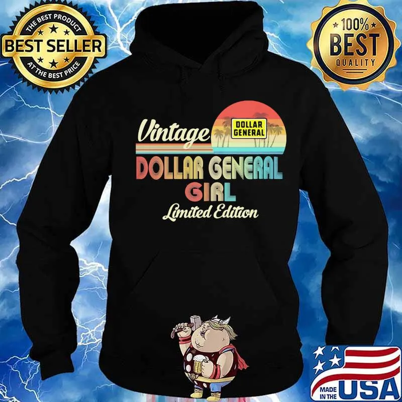 Vintage dollar general girl limited edition s Hoodie