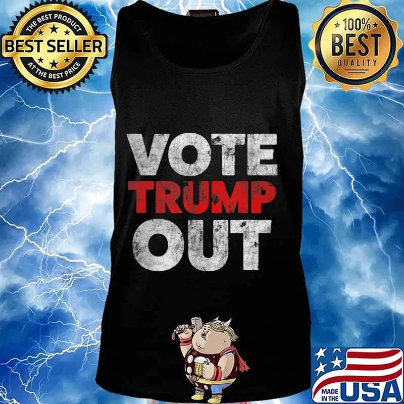 Vote Red Trump Out and Promote Change to Save America T-Shirt Tank top