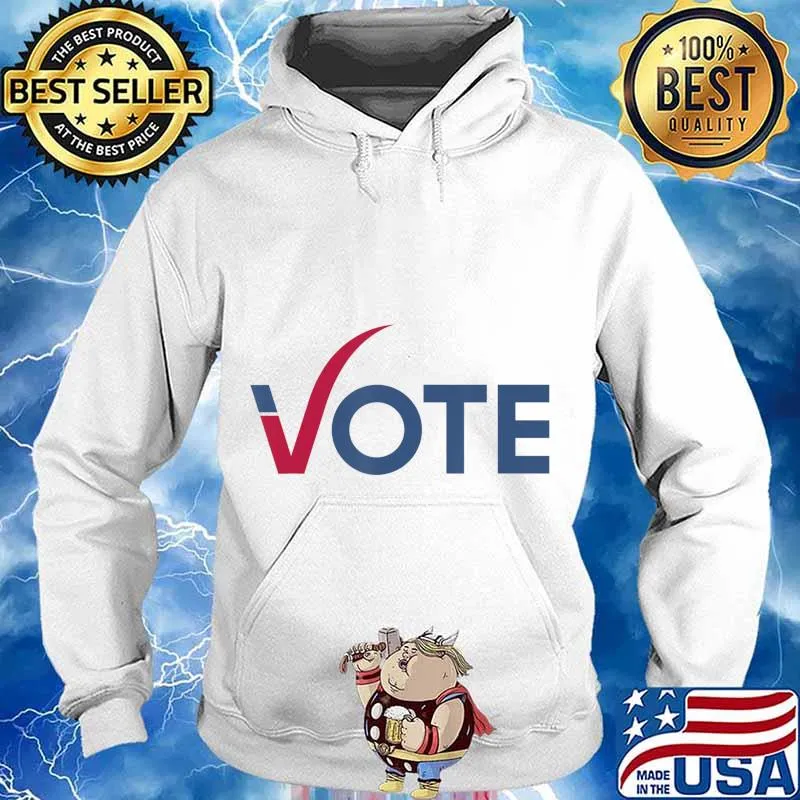 Vote Tshirt Women Men Cool Red Blue Election 2020 Graphic T-Shirt Hoodie