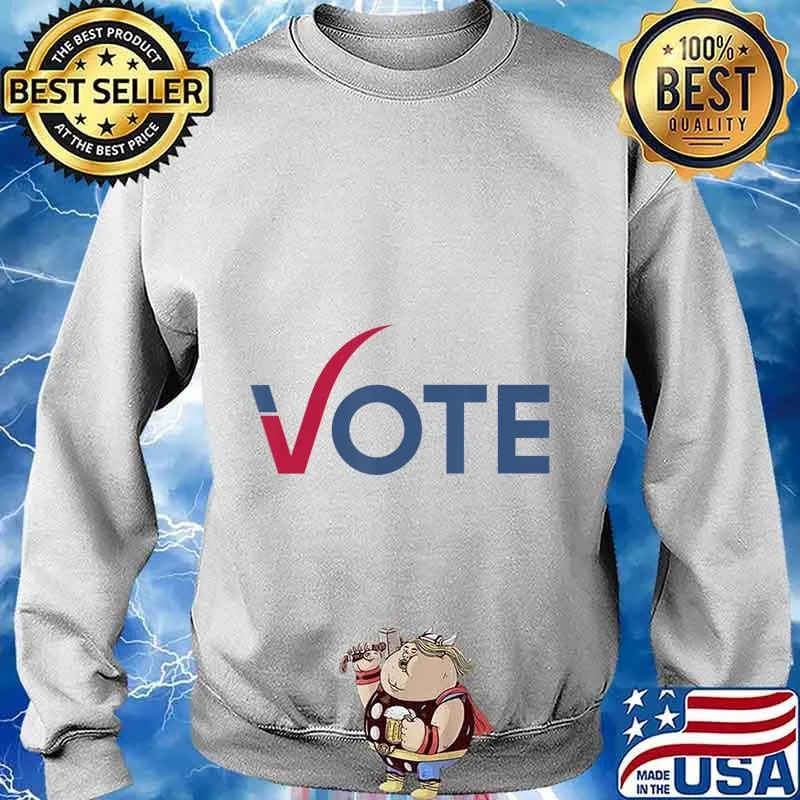 Vote Tshirt Women Men Cool Red Blue Election 2020 Graphic T-Shirt Sweater