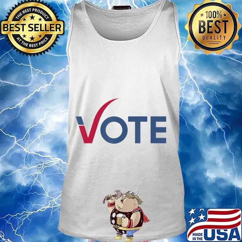 Vote Tshirt Women Men Cool Red Blue Election 2020 Graphic T-Shirt Tank top