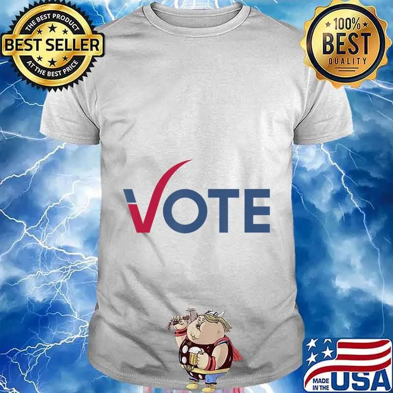 Vote Tshirt Women Men Cool Red Blue Election 2020 Graphic T-Shirt