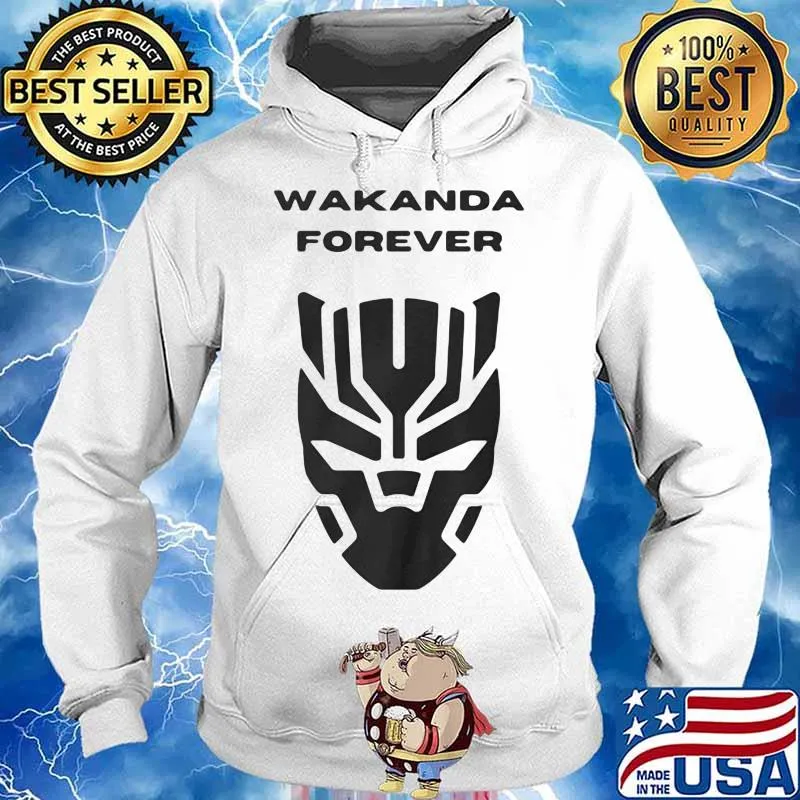 Wakanda forever black panther chadwick rip dead s Hoodie