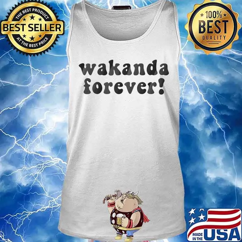 Wakanda forever black panther chadwick rip s Tank top