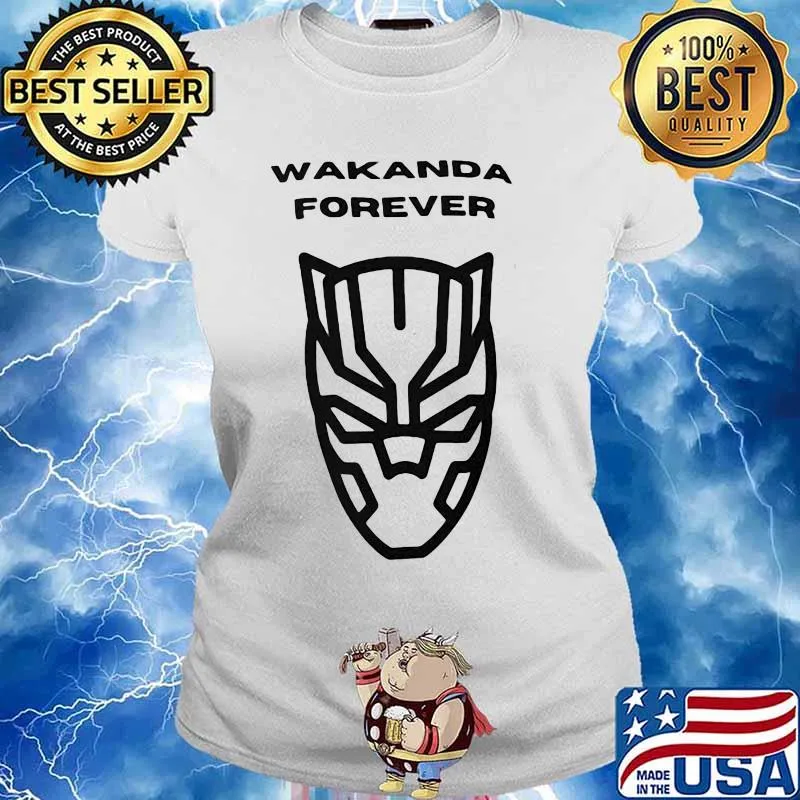 Wakanda forever black panther rip chadwick dead s Ladies tee