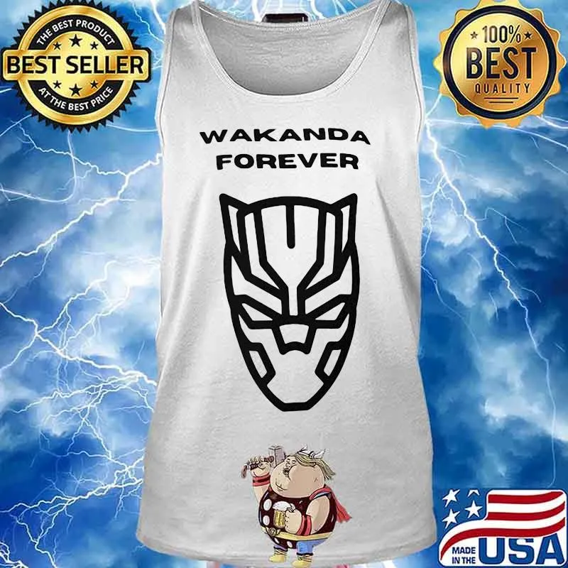 Wakanda forever black panther rip chadwick dead s Tank top