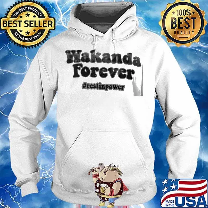 Wakanda forever rest in power rip chadwick black panther s Hoodie