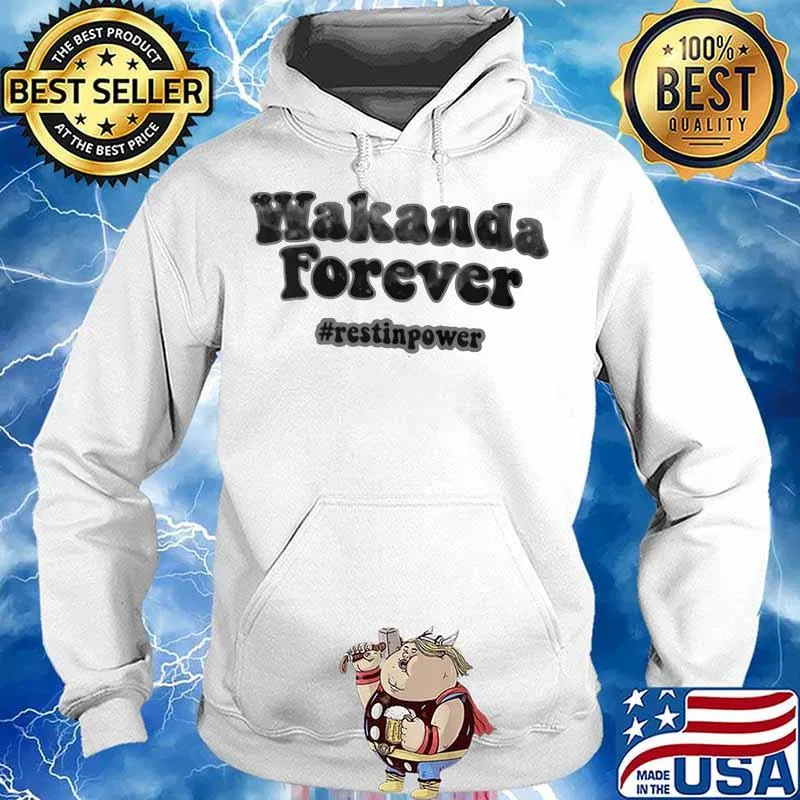 Wakanda forever rip chadwick black panther rest in power s Hoodie