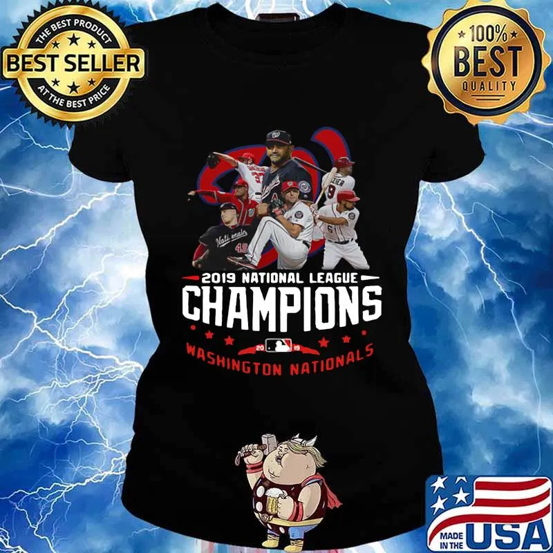 Washington nationals 2019 national league champions s Ladies tee