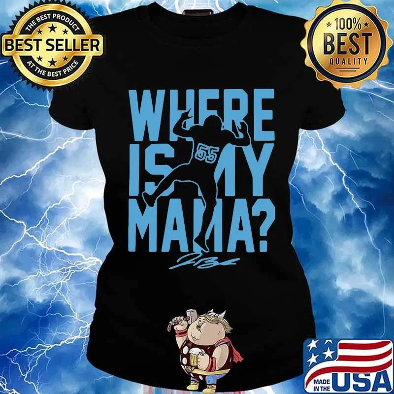 Where is my mama jerome baker jr miami dolphins 55 signature s Ladies tee