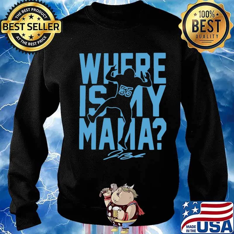 Where is my mama jerome baker jr miami dolphins 55 signature s Sweater